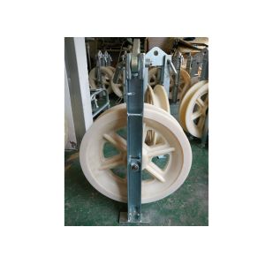 822mm Wheels Sheaves Bundled Cable Pulling Pulley Stringing Block