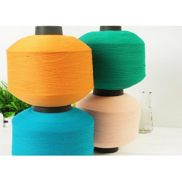 Colorful Dyed High Stretch Knitting DTY Polyester Yarn 100D / 36F SD SIM