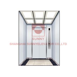 Quality Light Curtain 1200×1000MM MRL Stainless Steel Passenger Elevator for sale