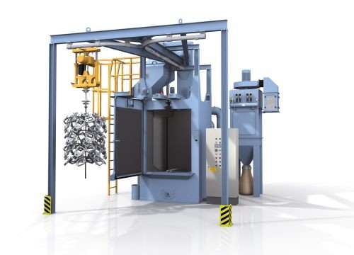 Buy Rust Removing Shot Blasting Machine Advanced Design Reasonable Structure at wholesale prices