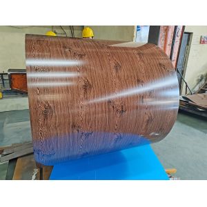 High Strength Prepainted Color PVDF Steel Coils 1250mm For Construction