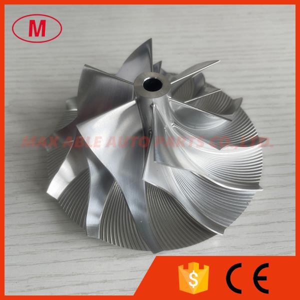 HX40 63.00/99.01mm 6+6 blades Turbocharger milling/aluminum 2618/billet compressor wheel