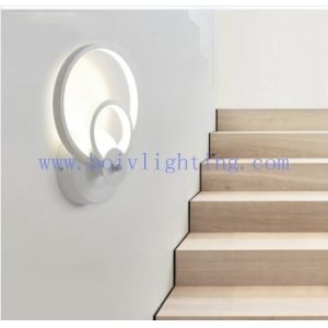 Wall Lamp Black Acrylic Iron Aluminum Crative Corrior Lamp