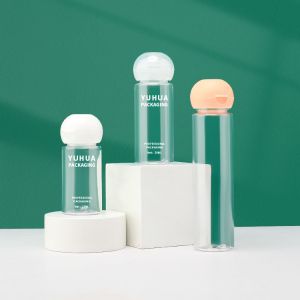 15ml Cylinder Plastic Packaging Bottles Customized Logo Cosmetic Plastic Flip