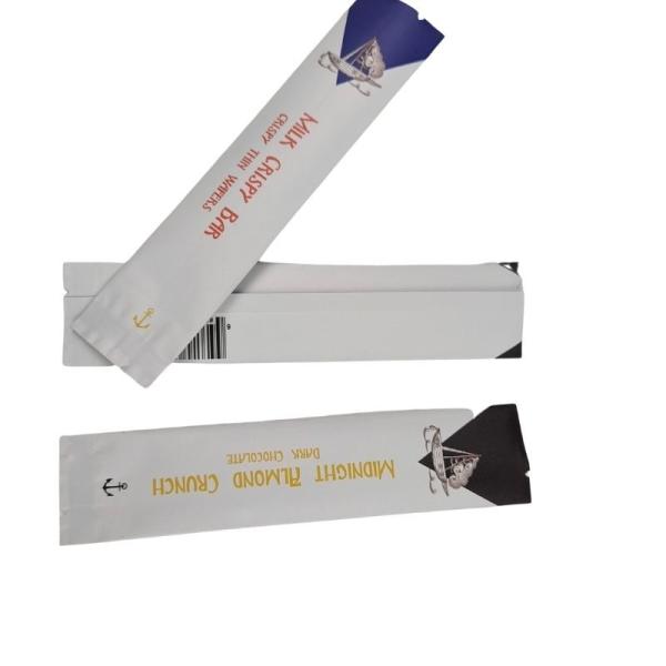 Buy Easy Tear Energy Bar Stick Packaging Plastic Foil Bag Customized Chocolate Bar Wrappers For Protein Bar at wholesale prices