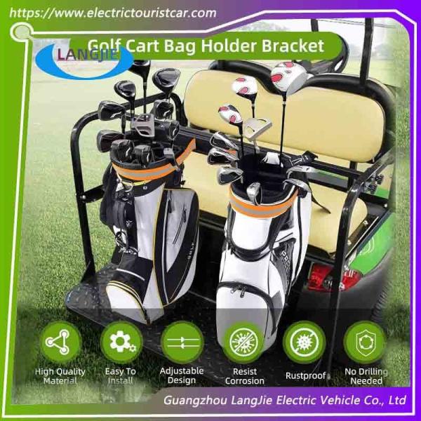 EZGO Four-Wheel Electric Golf Cart Rear Seat Bag Holder With Bracket Assembly