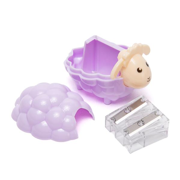 Cute Animal Sheep Cartoon Pencil Sharpener Baby Safe