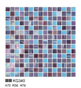 KG series glass mosaic for kitchen decoration KG340