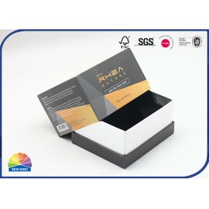 Glossy Shoulder Neck Rigid Boxes Paper Cardboard Package 3 Piece