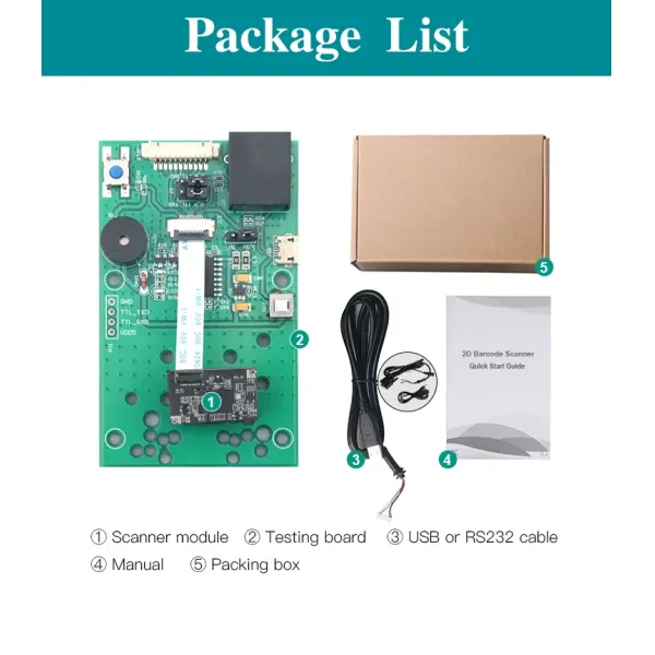 Cost-Effective Embedded 2D CMOS Image Reader Module with Megapixel Camera