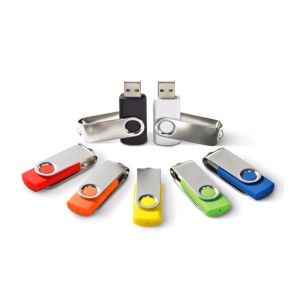 Swivel Gift USB Flash Drive 2GB 4GB 8GB Logo Custom Printing Plastic Case Gift