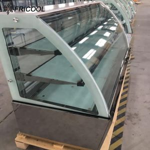 Cake showcase refrigerator pastry display case freezer for bakery shop with CE