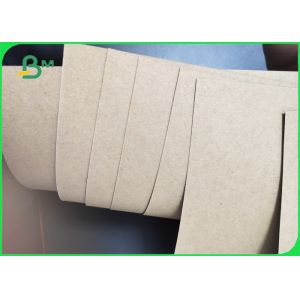 Medium Brown Kraft Papers 120 GSM Testliner Paper Jumbo Rolls
