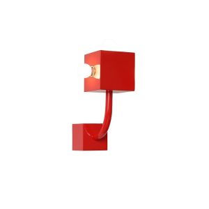 Modern Bedroom Bedside Lamp Red Color Creative Light Wall Lamp For Living Room