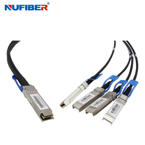 Buy Breakout 100G Qsfp28 To 4xSFP28 Direct Attach Cable With SFP Transceiver at wholesale prices