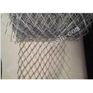 Galvanized Expanded Brick Wall Mesh , 0.35mm Thinkness Brick Reinforcing Coil
