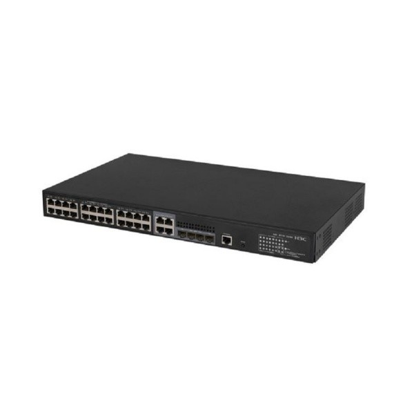 28-Port Gigabit PoE+ Switch With EI Software & IRF Stacking H3C LS-5130S-28S