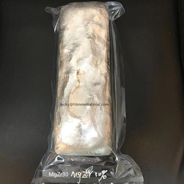 Buy ISO Magnesium Zirconium Alloy MgZr30 Ingot Low Specific Gravity at wholesale prices