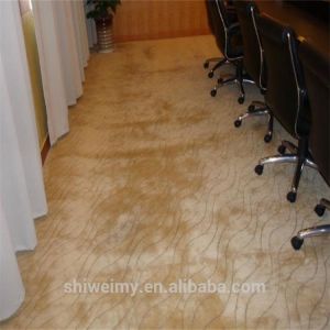 Handmade brown wool wall to wall carpet for commercial