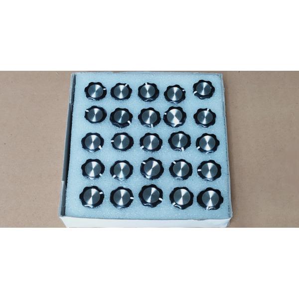 Bakelite Knob with Aluminum Cap and 6.35mm Inner Hole for Ergonomic Control in Potentiometers