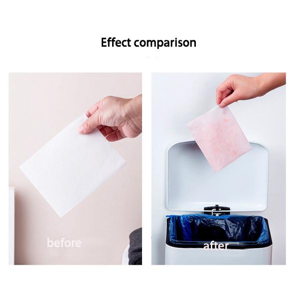 Household Laundry Anti Cross Dye Absorbing Laundry Sheets Antibacterial And Mite Removal Dissolving Laundry Sheets