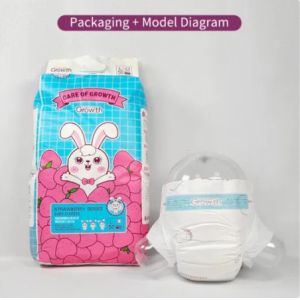 China Disposable Baby Diapers Cotton Material Ultra Thin and Dry Surface Baby Tape Diapers on sale