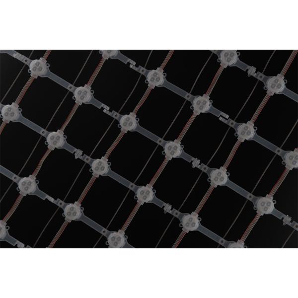 CE ROHS DC12V 75W RGB Flexible LED Mesh Curtain Miracle Bean IP67