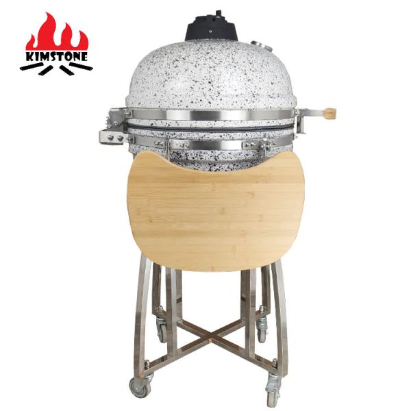 KIMSTONE 2023 New Arrival Customized XL 21 Inch BBQ Charcoal Grill Ceramic Kamado Grill Smoker