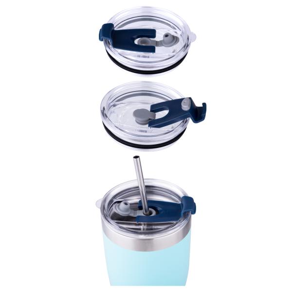 20 oz 18/8 Stainless Steel Vacuum Insulated Tumbler Travel Mug Water Bottle Coffee Cup Camping Thermoses with Seal Lid w/Straw