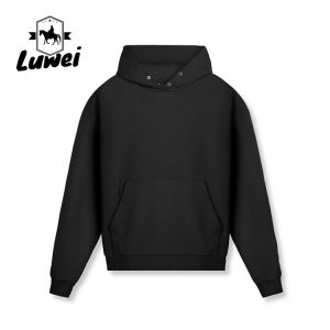 Oversized 35% Cotton 65% Polyester Street Wear Fitted Felpe Con Cappuccio