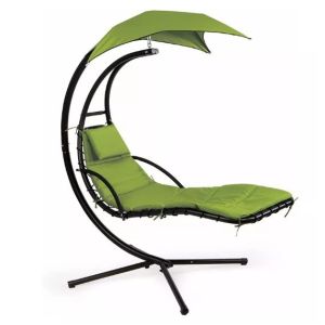 Outdoor Patio Chair with Canopy Swing and Customized Color Hanging Chaise Sun