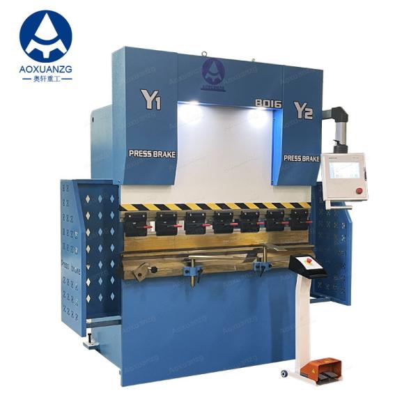 Buy WC67Y-80T 1600mm Metal Steel Plate Bending Machine Hydraulic CNC Press Brakes With TP10s at wholesale prices
