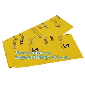 Promotional disposable T-shirt 100% biodegradable garbage bags, Customized