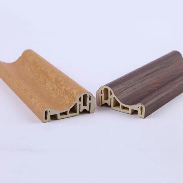 Polyvinyl Chloride Plastic Coated PVC Skirting Board Peel Resistance