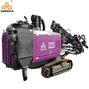 China Integrated DTH Drilling Rig Mining Equipment Blast Hole 30m Depth Crawler Hydraulic Drilling Machine on sale