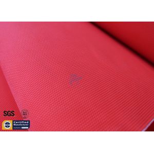 Fiberglass Fire Blanket 480GSM 0.43MM Red Acrylic Coated Fiberglass Cloth
