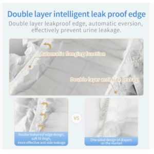 Comfortable and Dry Disposable Diaper with Wetness Indicator for baby