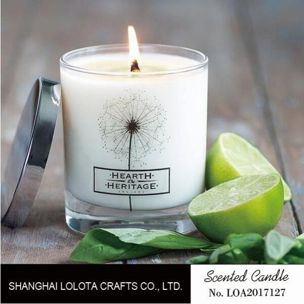 Buy Professional Home Scented Candles Modern Style With Taraxacum Pattern at wholesale prices