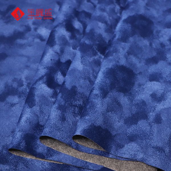 Buy Dark Blue Flock Fabric For Package Box 57" 58" at wholesale prices