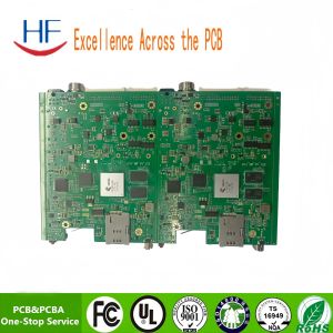 Quick Turn Hasl Lead Free Pcb Sided Prototype PCB HASL FR4 1.6mm green board