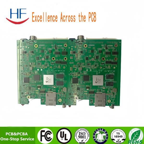 Quick Turn Hasl Lead Free Pcb Sided Prototype PCB HASL FR4 1.6mm green board