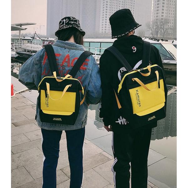Fashion casual hip-hop style color tidal students bag backpack factory outlet