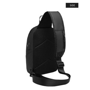 ISO9001 Anti Theft Men Shoulder Bags With USB Charging