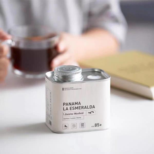 Customized Logo Printed Eco Friendly Tin Cans For Coffee Storage Coffee Blends