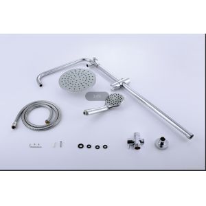 Bathroom Bathtub Shower Faucet Sets Electric Tap Ceiling Mounted Waterfall