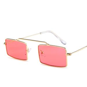 European American Transparent Ocean Sunglasses Single Beam Metal Frame