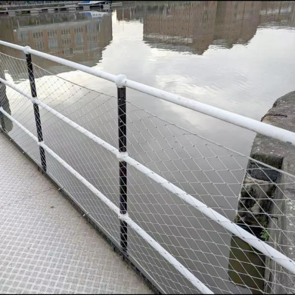 Buy 3mm Stainless Steel Wire Rope Netting Flexible Metal Ferrule Zoo Mesh  at wholesale prices