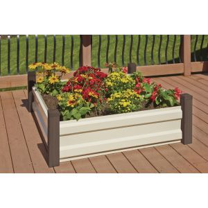 80x80x30cm Anti-Rusting Raised Metal Square Raised Garden Bed Kit