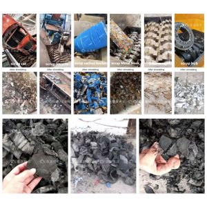 20100 kg Weight Metal Shredder with Six-fold Bearing Seal and Helix Cutter