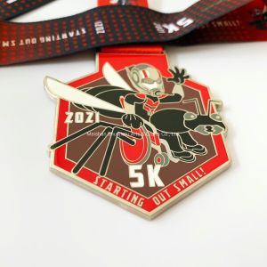 Quality Uv Printing Swimming Cycling Single Custom Medal Personalized Award Medals for sale